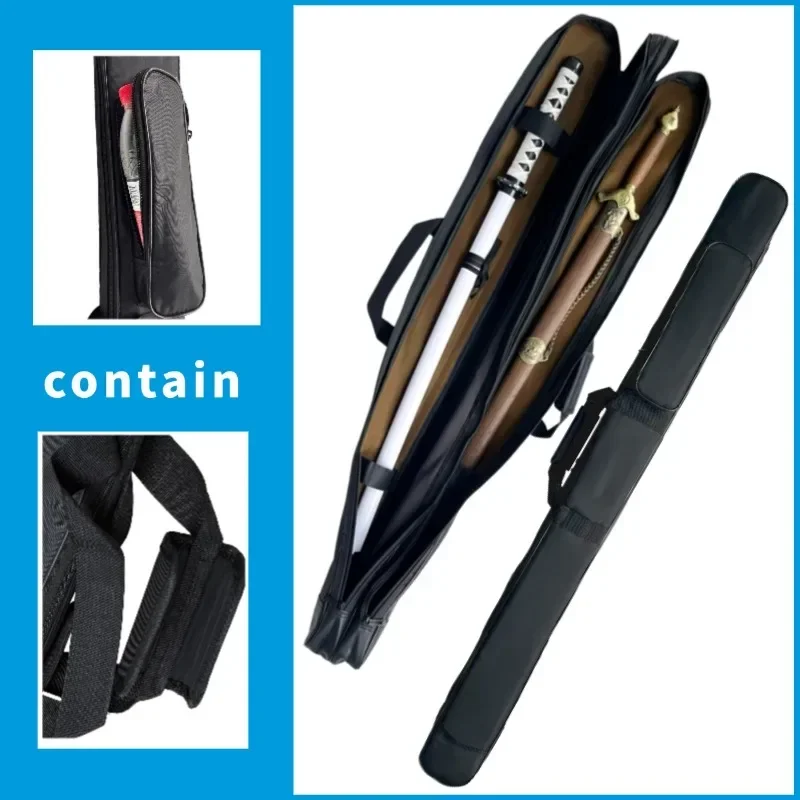 1.22 Meter Sword Bag  48in Waterproof Bag Martial Art Case Katana Kendo Holder Carry Case Tai Chi Bag Shoulder Bag