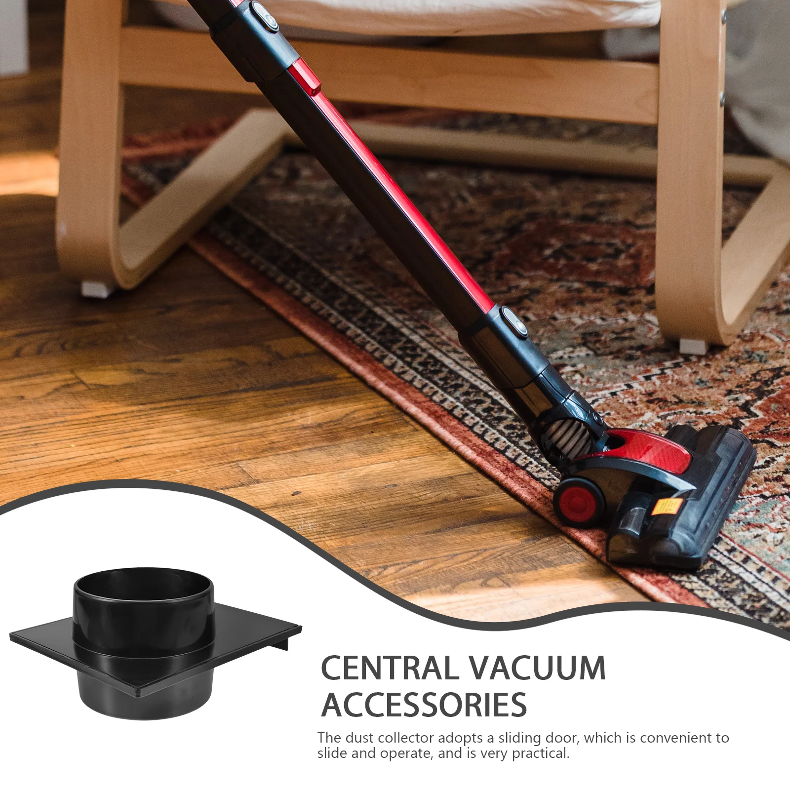 

Blast Gate for Dust Collector 100Mm Plastic Made Dust Collector Part Easy Slide Valve Maintenance Free Operation