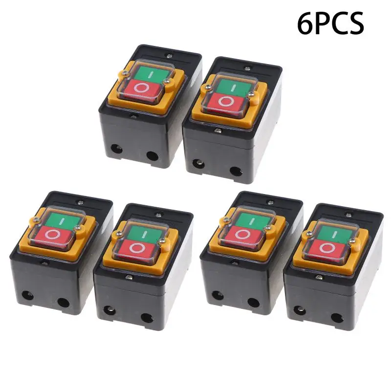 

2/4/6 шт. Кнопка управления станком KAO-10KH/5M, водонепроницаемая, для настольного сверлильного станка