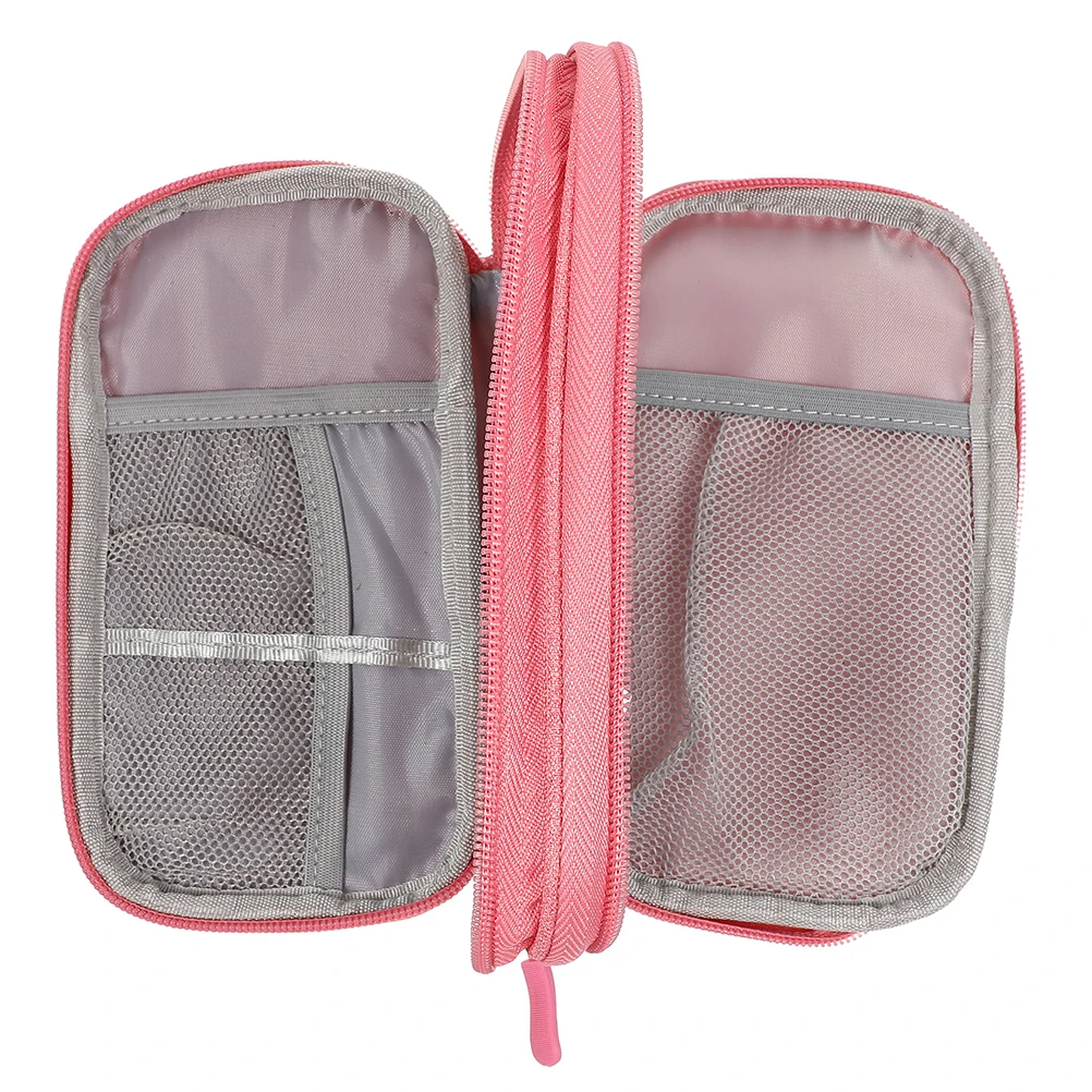 

Hard Drive Case Cord Organizer Digital Bag Storage Portable Electronics Travel Cable Management Waterproof Durable Zipper