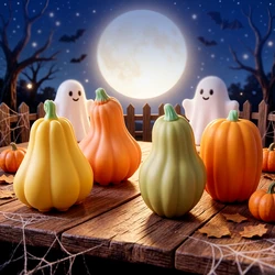 ハロウィーンのカボチャ型,DIYアロマ療法キャンドル,ドリップ樹脂石膏,装飾品,石鹸,手作り石鹸,キャンドル作り