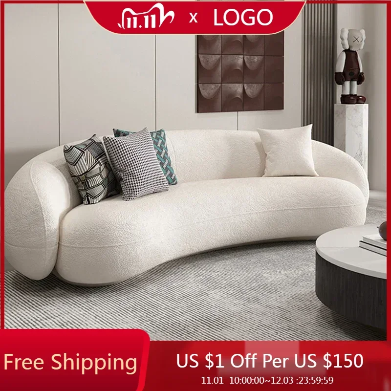 

Cute Minimalist Sofa Bezug Nordic Wood Lounge Kawaii Modern Elegant Single Living Room Sofas Girls Relaxing Home Furniture