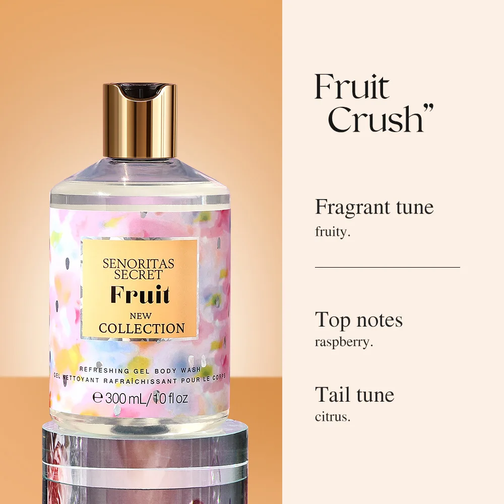 300ml Perfume Body Wash Women\'s Cleansing Moisturizing Fragrance Body Wash Fragrance Shower Gel