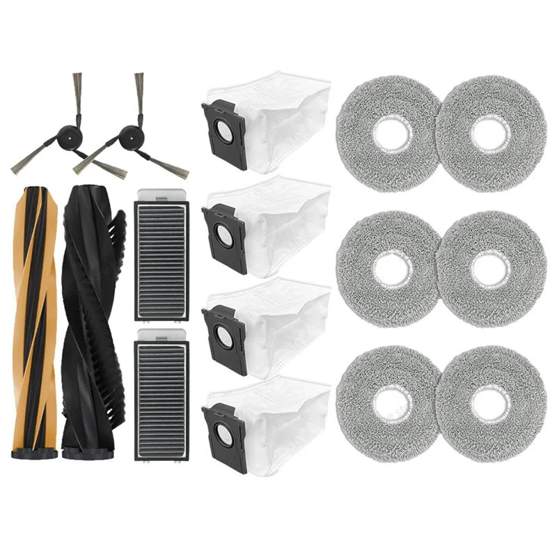 Peças de reposição para robô dreame x50s/l50/l40s pro ultra varrendo-escova lateral principal, pano de esfregão, acessórios de filtro de saco de pó