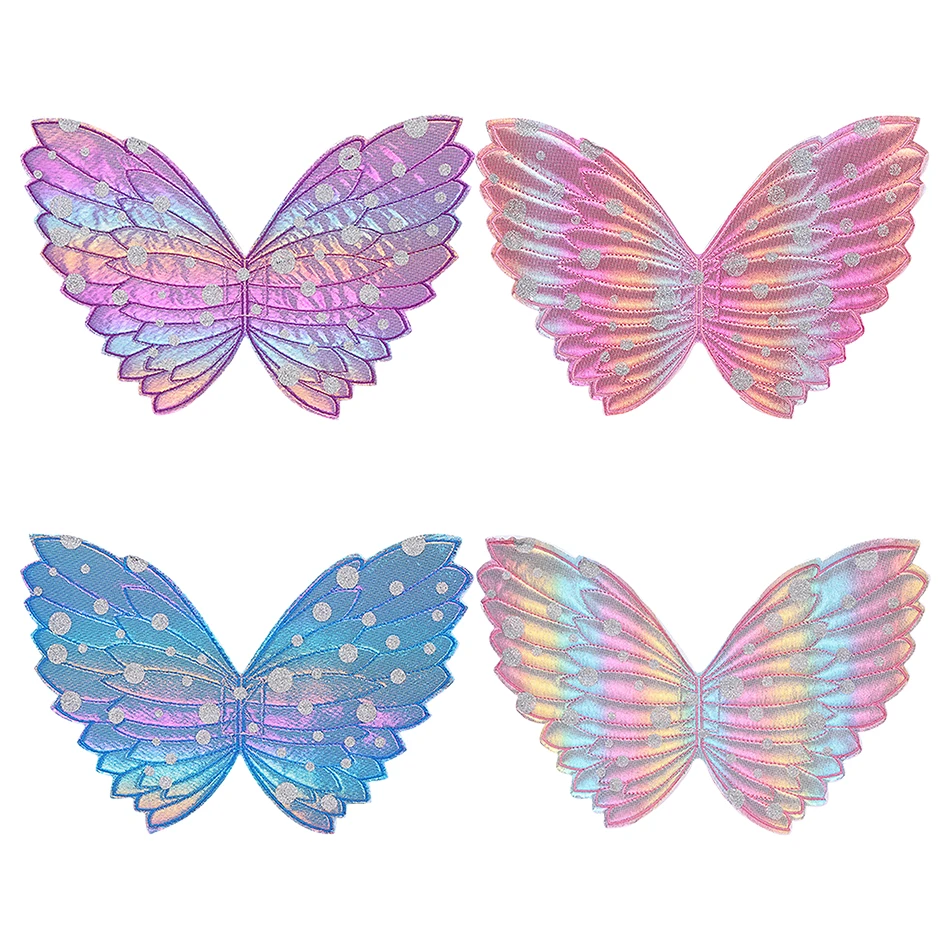 Multiple Styles Fairy Princess Wing Kids Single Layer Butterfly Angel Wings for Costume Parties Masquerades and Imaginative Play