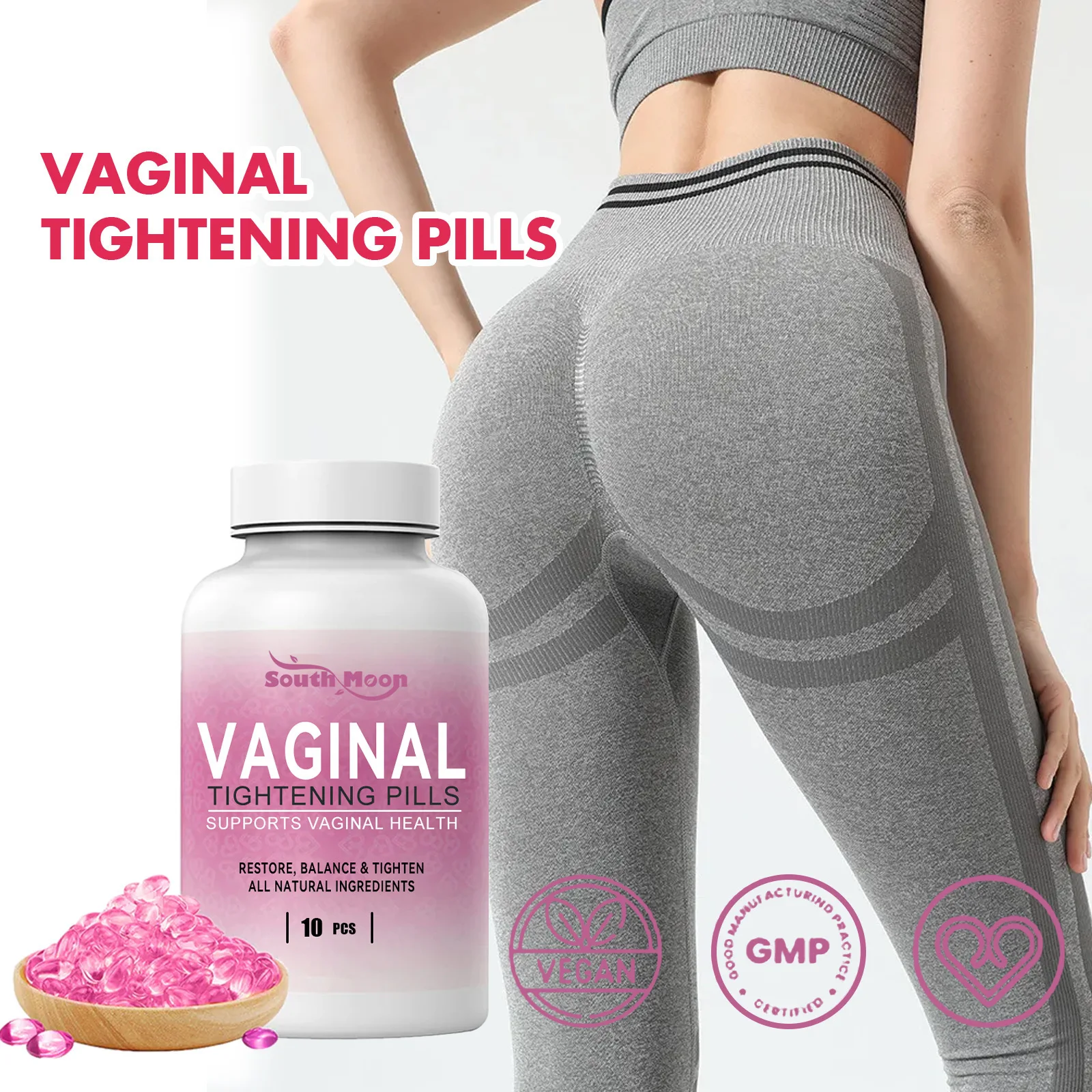 Lifting Capsule Tightening Warping Buttock Prevents Sagging Collapse Sexy Butt Enlargement Plump Hip Fats Women Body Shaping