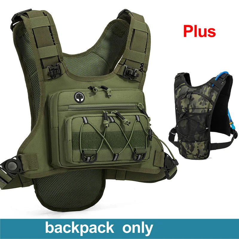 Running Chest Pack Hydratatievest voor fietsen Wandelen Fietsrace Marathontas Heren Dames Sport Tactisch zakje Campingrugzak