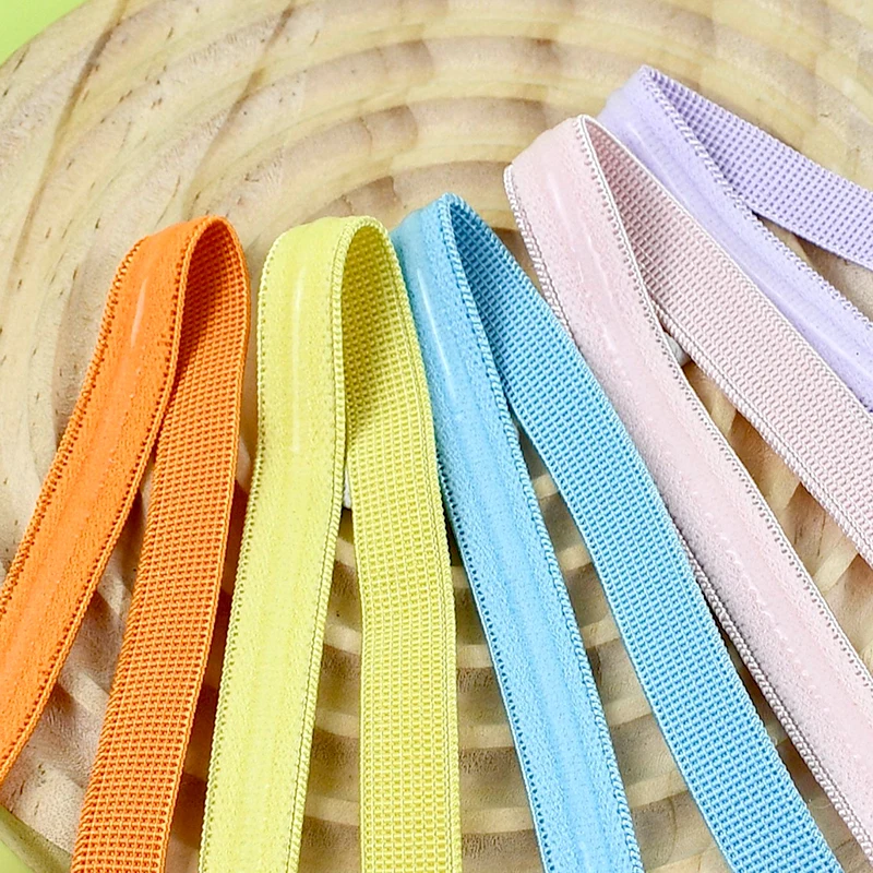 

2-10M 10mm Non-slip Elastic Band for Bra Silicone Rubber Bands Garment Underwear Stretch Ribbon Belt Bias Sewing Webbing Tapes