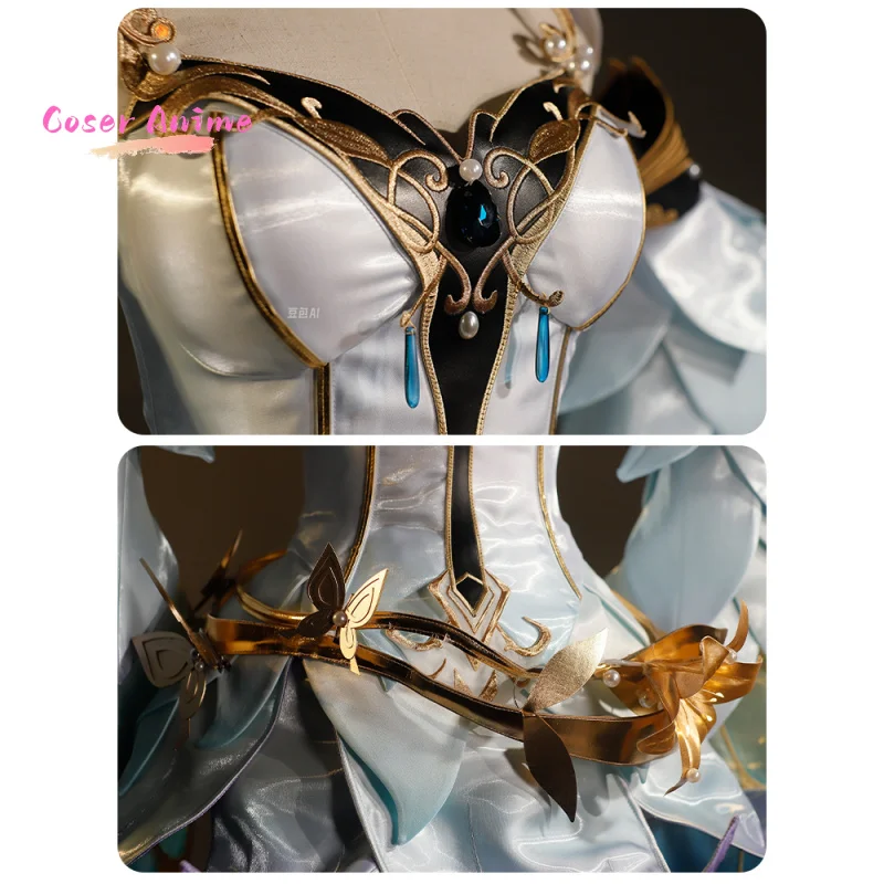 Игра Honor of Kings Diao Chan Косплей Костюм Униформа Хэллоуин Карнавал Вечеринка Рождественская игра Ролевая одежда Одежда