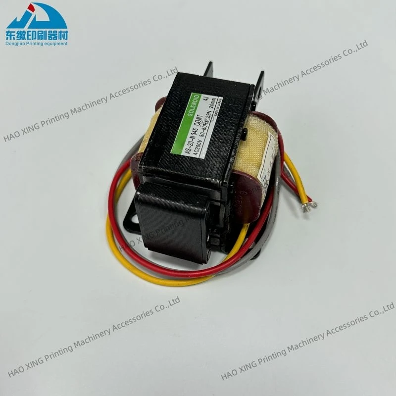 قطع غيار ماكينات طباعة الأوفست لفائف المغناطيس الكهربائي AS-20-N346 لأجزاء طباعة الأوفست Ryobi صمام الملف اللولبي AS-20-N 346