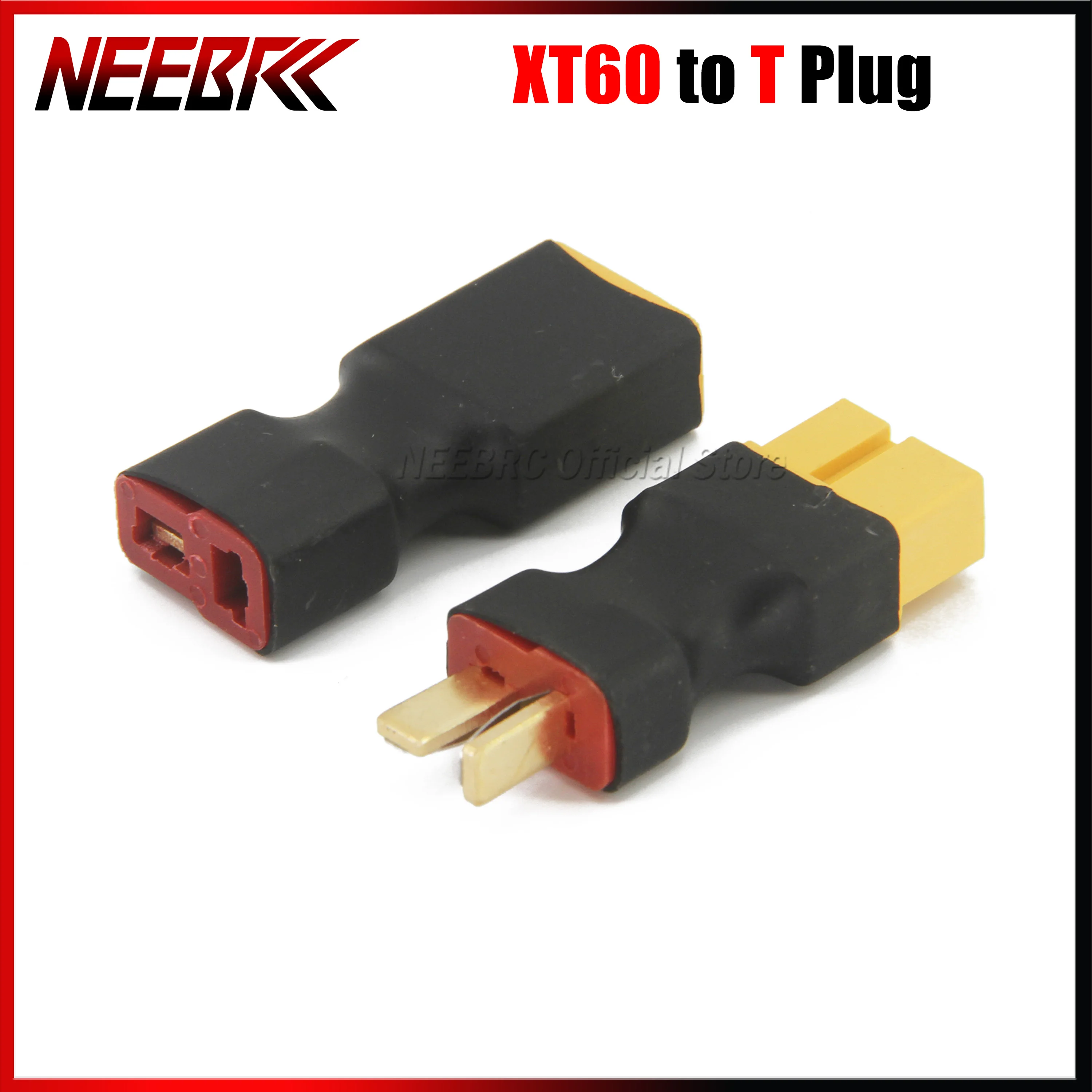 XT60 To T Plug Adapter Female Male Parallel Connector Lipo Battery Charger Converter DIY RC Car Part Plane Accessories ESC Motor