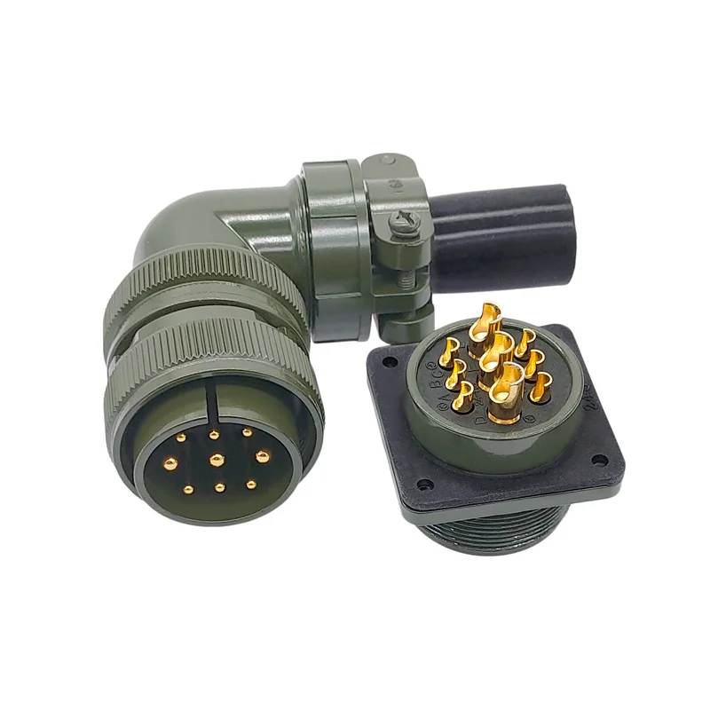 Circular Connectors MIL STD 5015 MIL-C Military Specification Connectors 24-5 24-10 24-11 MS3102 MS3106 MS3108 Plug&Socket