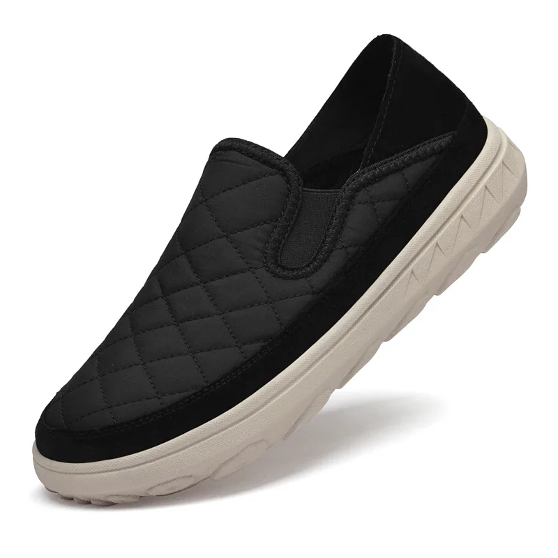 

Мужская прогулочная обувь высокого качества на толстой мягкой подошве, модные повседневные кожаные лоферы, противоскользящая уличная обувь для ленивых, дизайнерская обувь с низким верхом