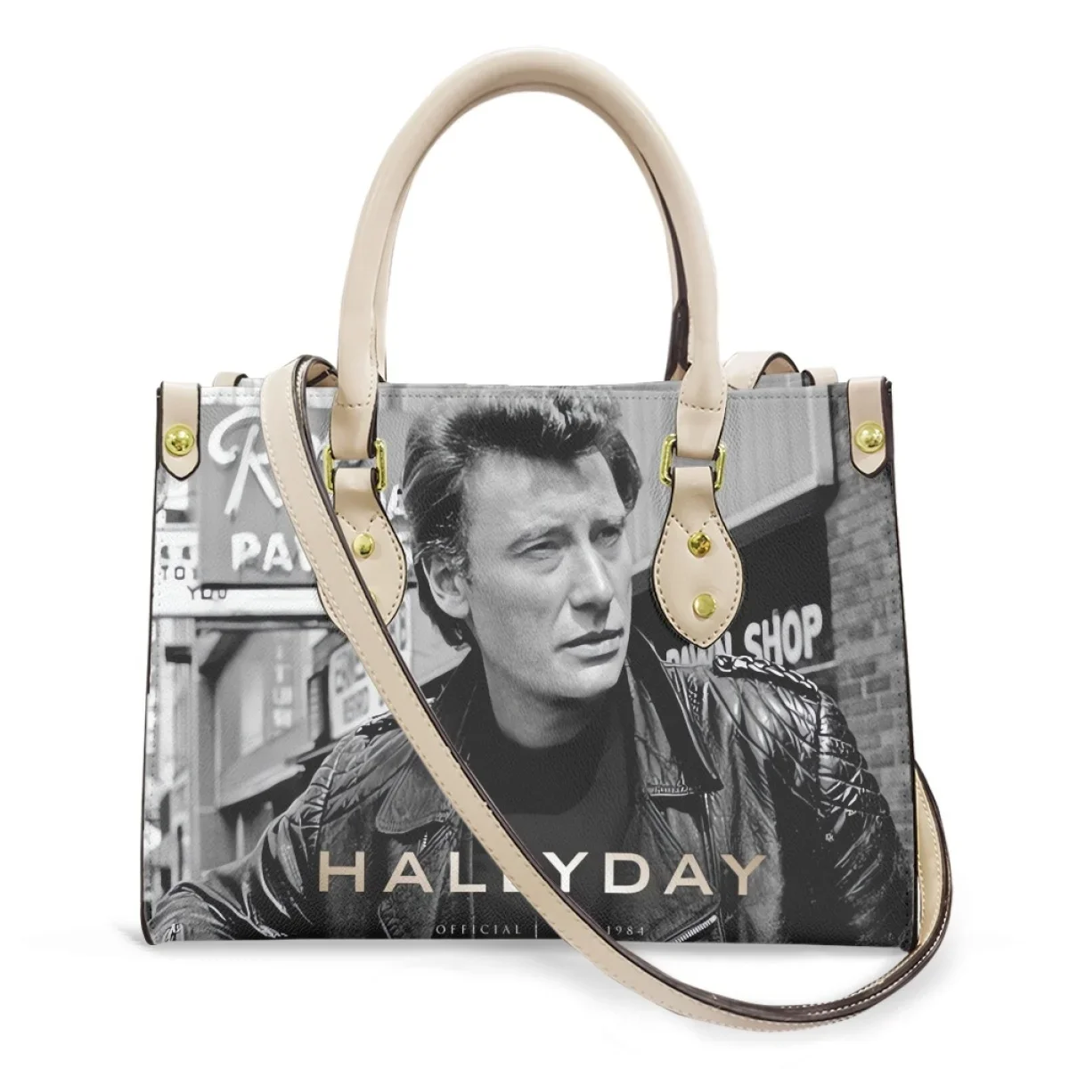 Johnny Hallyday Borse da donna Borse da cantante stile street all\'aperto Marche famose di lusso femminili Nuovo designer personalizzato Sac A Mains