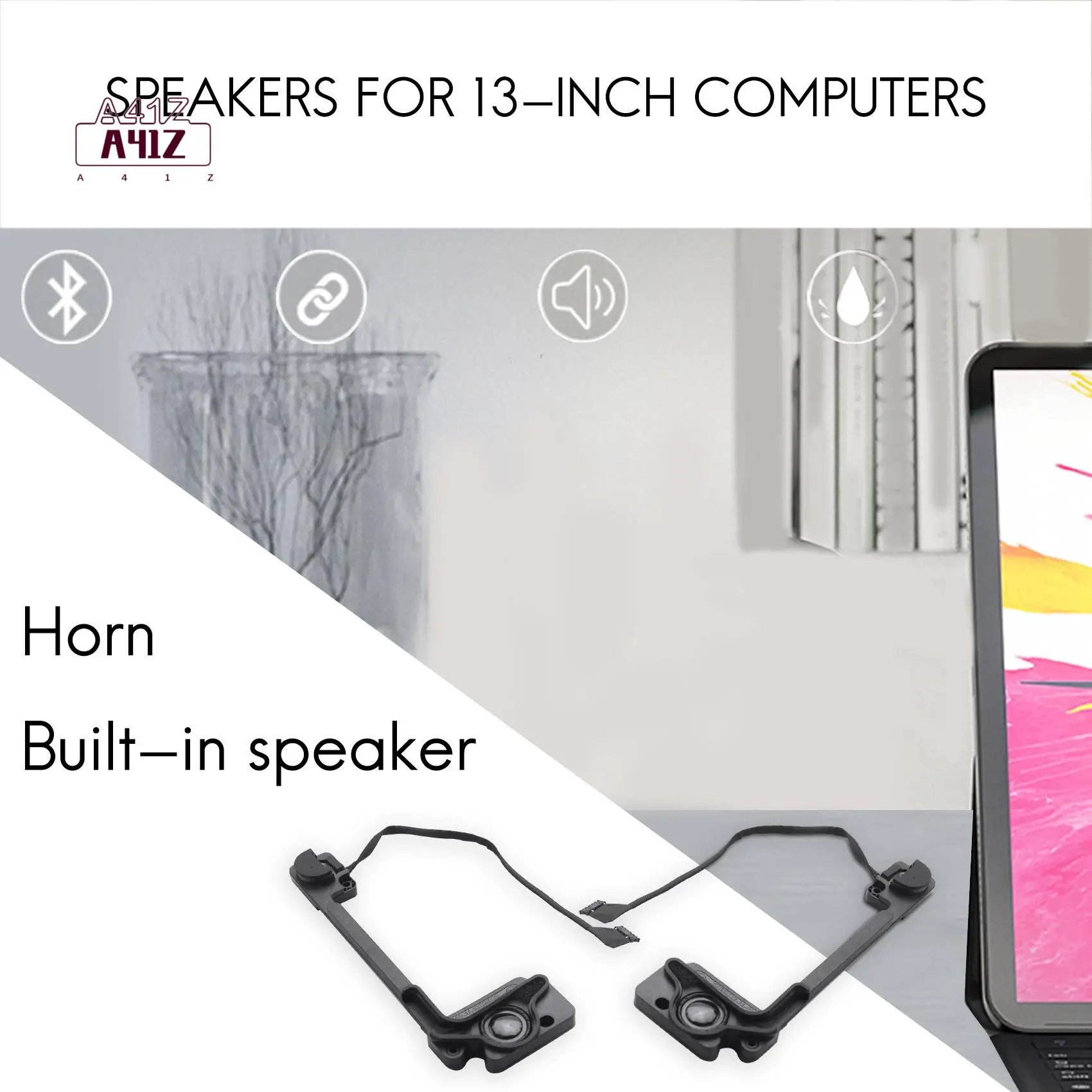 

A41Z-Новый левый + правый динамик для Pro 13-дюймовый Retina A1502, внутренние конец 2013 года, начало 2014 2015 923-0557 923-0050