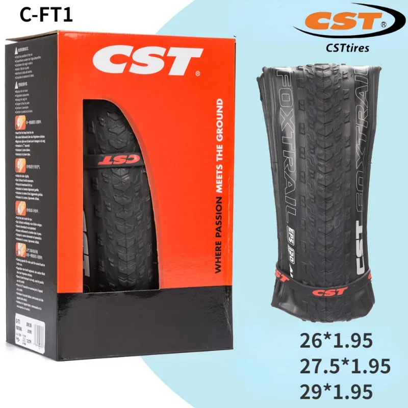 C-FT1 FOXTRAIL FOLDABLE BICYCLE TIRE OF MOUNTAIN BIKE TIRE LIGHT WEIGHT 310g tire 120TPI