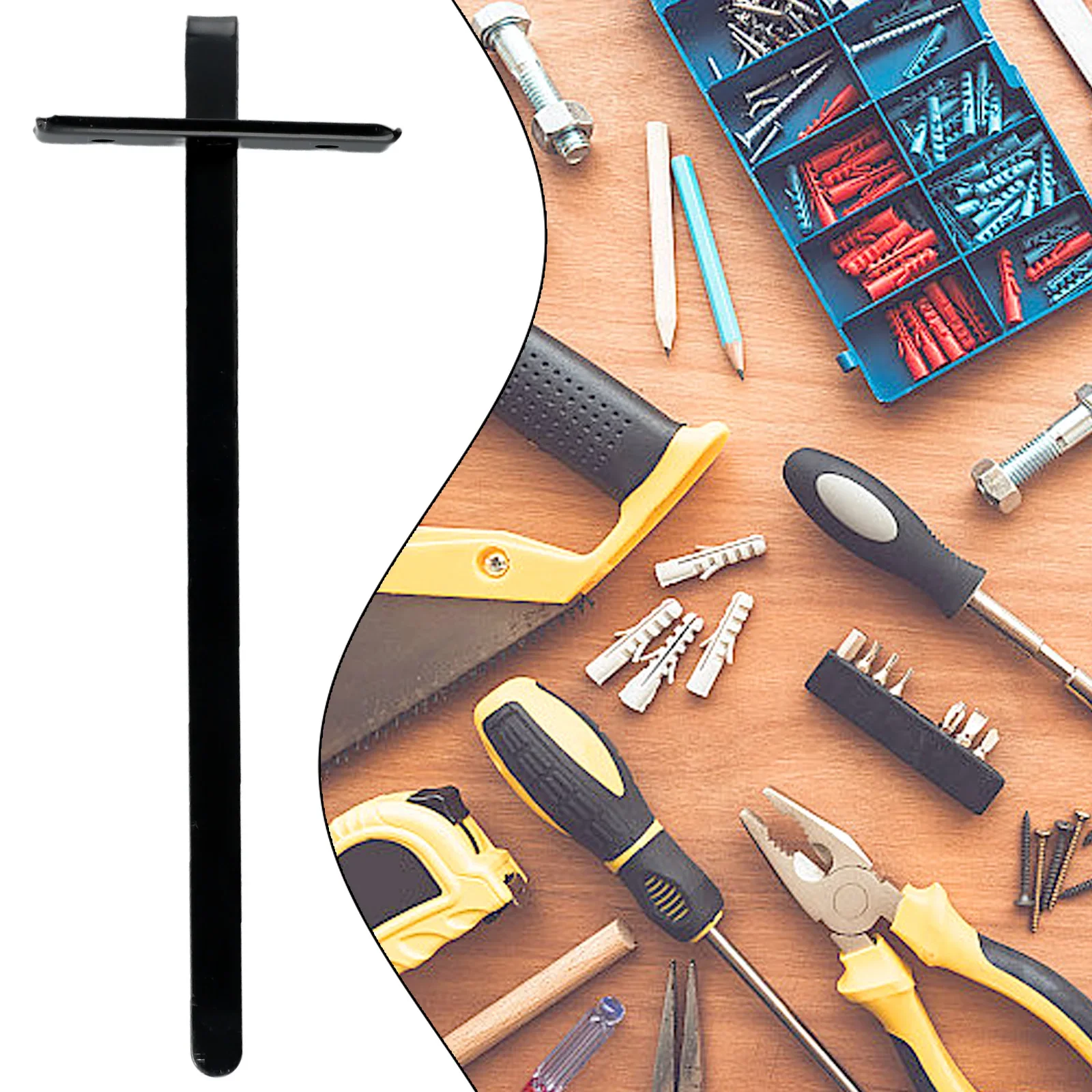 1pc T Style Scale Ruler Guide Electric Circular Saw Ruler For Hitach C7 Cutting Machine 240mm Metal Guide Ruler Power Tools Part