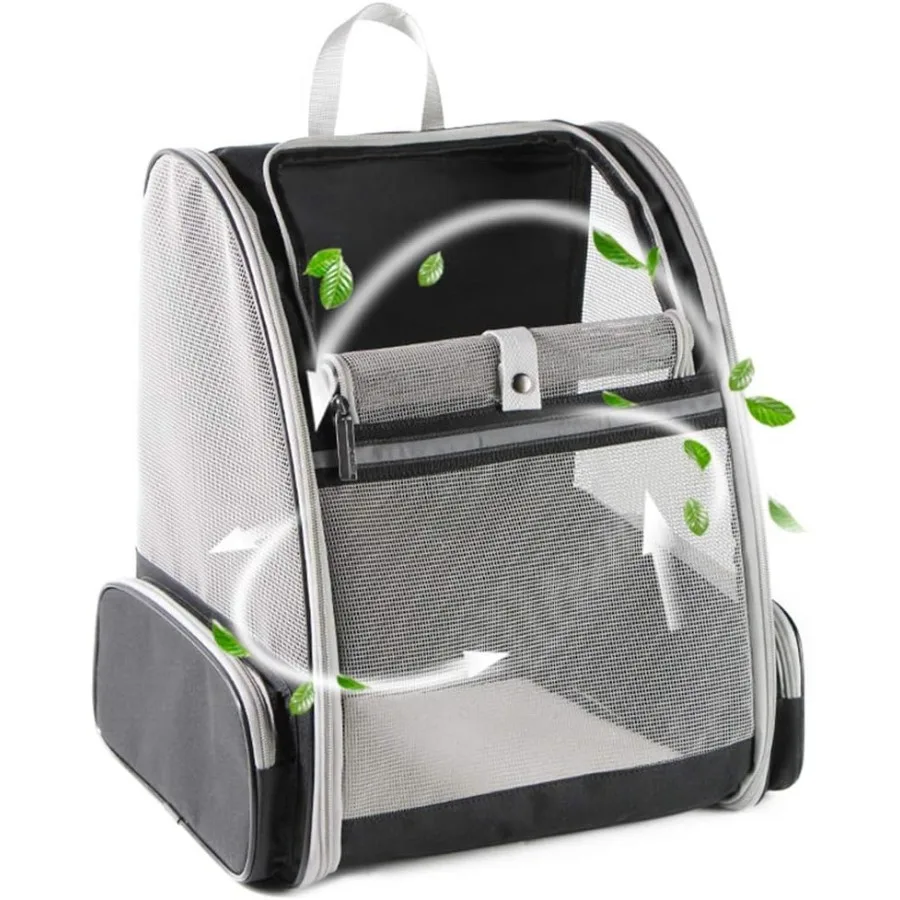 

Invative Traveler Bubble Backpack Pet Carriers for Cats and Dogs Black