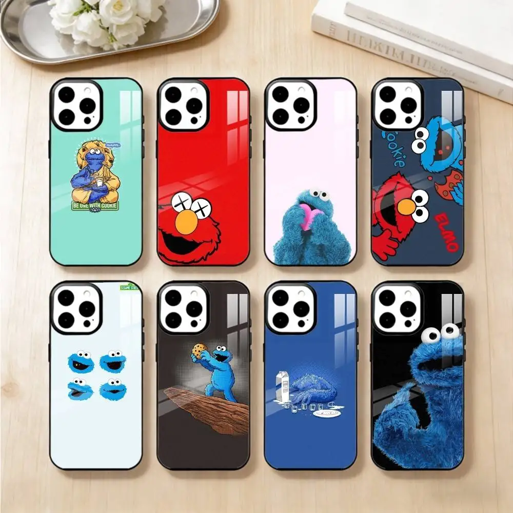 

C-Cookie Monster Funny Phone Case For iPhone17,16,15,14,13 Plus,Pro Max Magnetic For Magsafe Wireless Charging