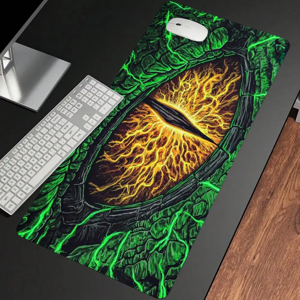 

Eye of the Magic Dragon Mouse Pad rubber anti-slip Desk Mat gamer pc accessories Gaming mat keypad expansion mousepad office pad