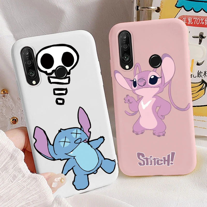 Classic Lilo Stitch Case For Huawei P30 P 30 Lite P30 Pro Phone Cover Cartoon Girl Gift Soft TPU Capa Coque Funda For Huawei P30