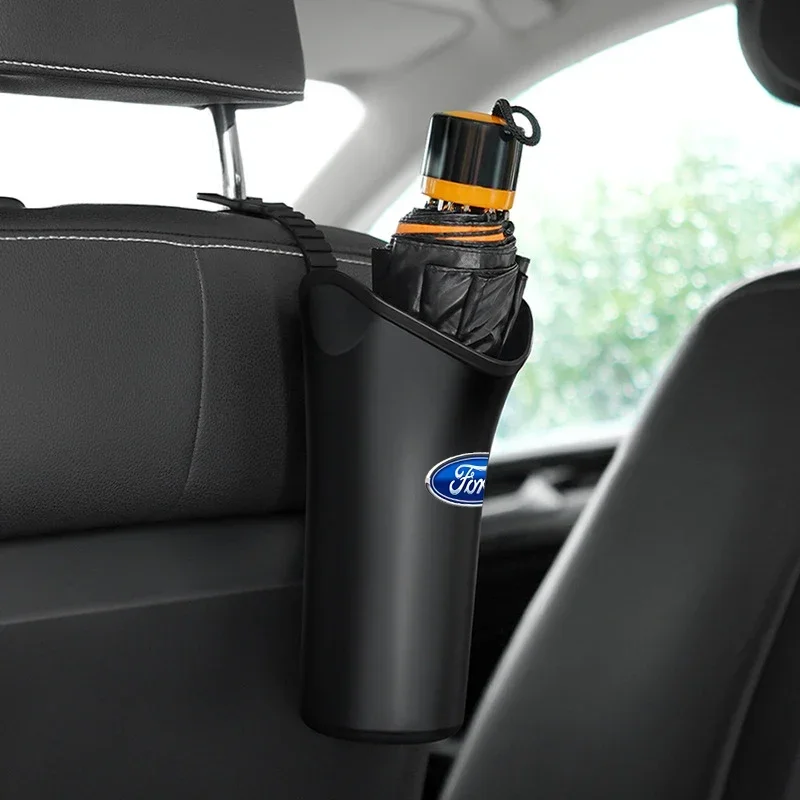 Car Waterproof Umbrella Umbrella Cover Sheath Storage Box For Ford ST FOCUS 2 3 Mondeo Fiesta Kuga MK2 MK3 MK4 Ecosport Fusion