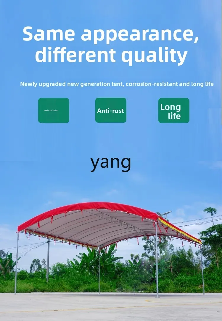 LMM الريفية مأدبة خيمة أكسفورد القماش الأحمر والأبيض الزفاف المظلة وقوف السيارات سقيفة