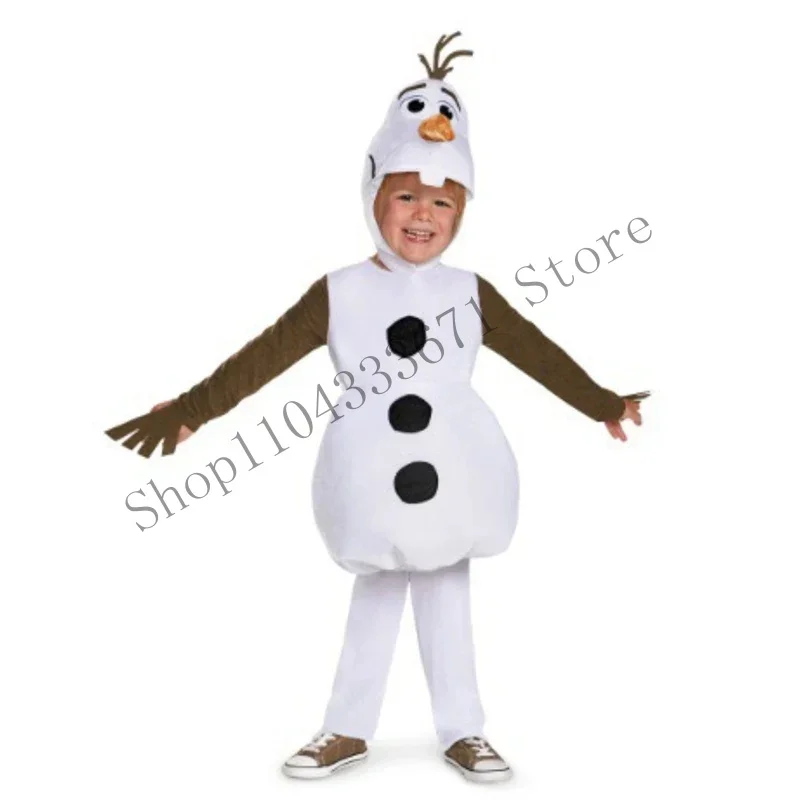 SUPER Funny Infant Child Olaf Deluxe Halloween Costume (3-9Years) 3Pcs 1Set CMM