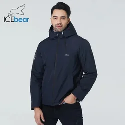 ICEbear 2022 Men's short coats autumn stylish jacket with a hood high-quality men's brand clothing MWC21661D