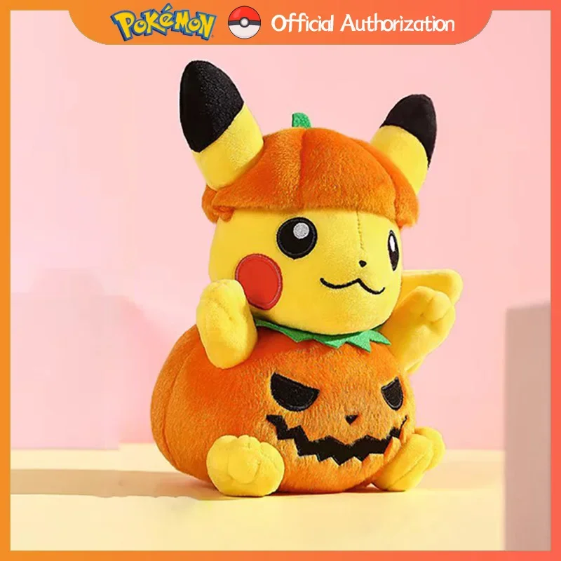 30CM Pokemon Pikachu Plush Toy Cute Cartoon Halloween Stuffed Doll Collection Souvenir Kawaii Anime Pokémon Toys Birthday Gift