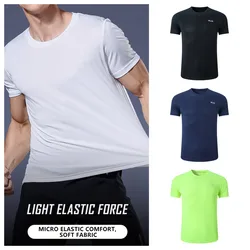Summer Football Jersey Men Short Sleeve t-Shirt Casual Tops White t Shirt For Men Training Gym t Shirts Tees Male Soccer Clothes