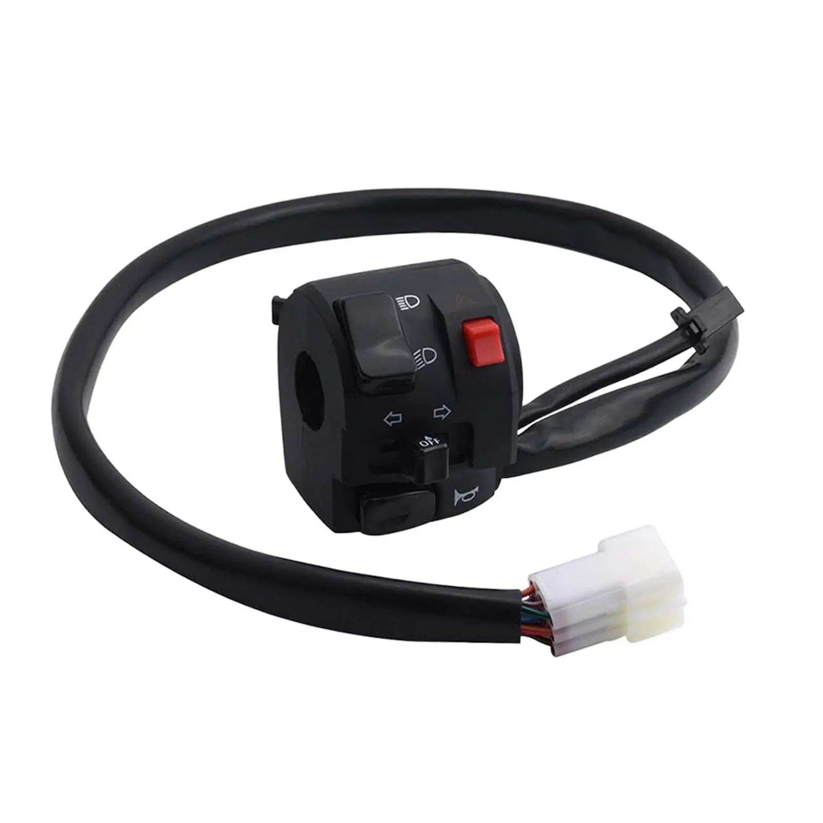 Sakelar Kontrol Stang Sepeda Motor Putaran Universal Praktis/8 Inci 22Mm