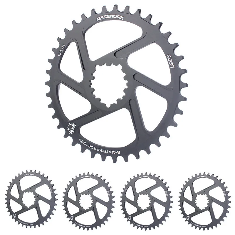 RACEWORK Crankset Set forSRAM forGXP for 170/175mm Mountain Bike Chainring32/34/36/38T Narrow Wide MTB Bicycle Crank Parts