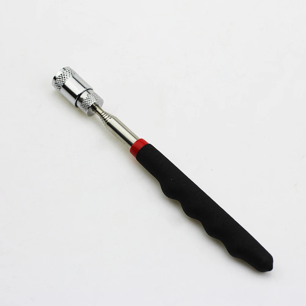 1x Telescopic Magnetic Pick Up Tool With LED Light Magnetic Retractable Suction Rod Suction Stick Pen Type Pickup Device