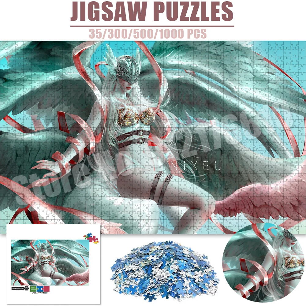 Digimon Puzzle dla dorosłych 300/500/1000 sztuk Cyfrowa ewolucja Puzzle Edukacja Diy Nostalgia Gra Zabawki Prezenty dla dzieci