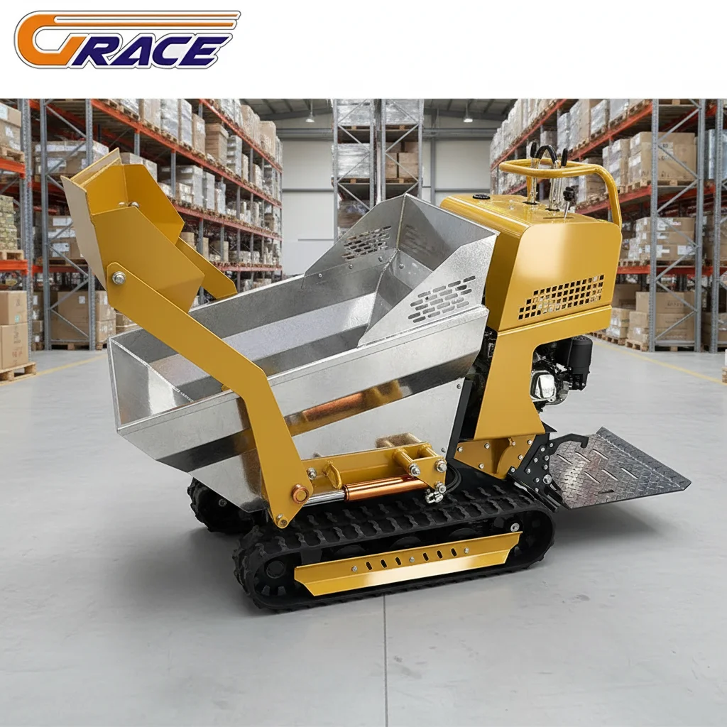 

Crawler Mini Dumper 500kg EURO 5 EPA Factory Direct Sale High Quality Express Delivery