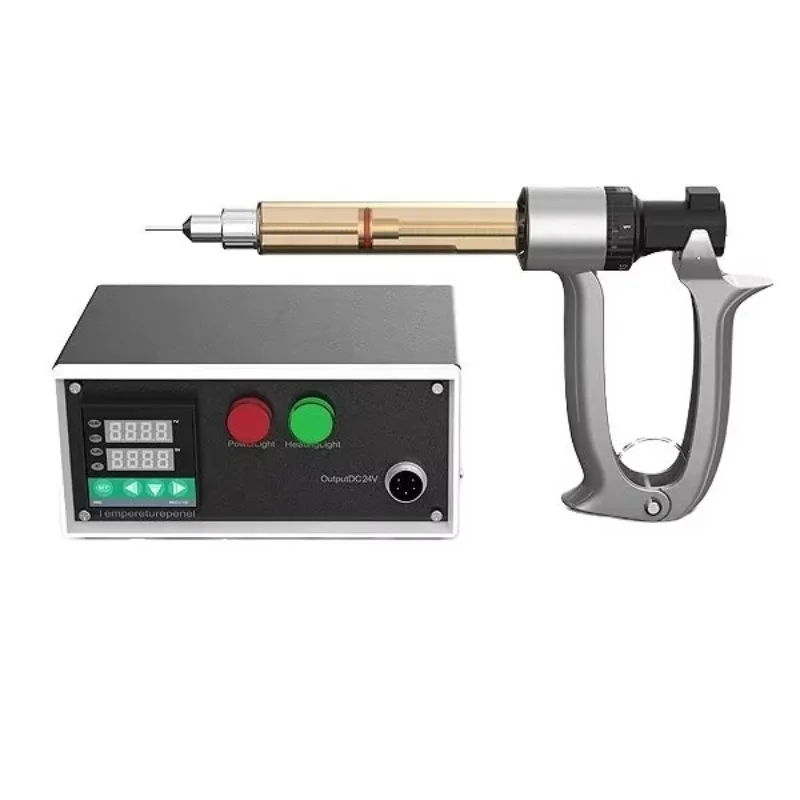 Small Semi-automatic Adjustable Constant Temperature Heating Hand-operated Liquid and Thick Oil Filling Machine