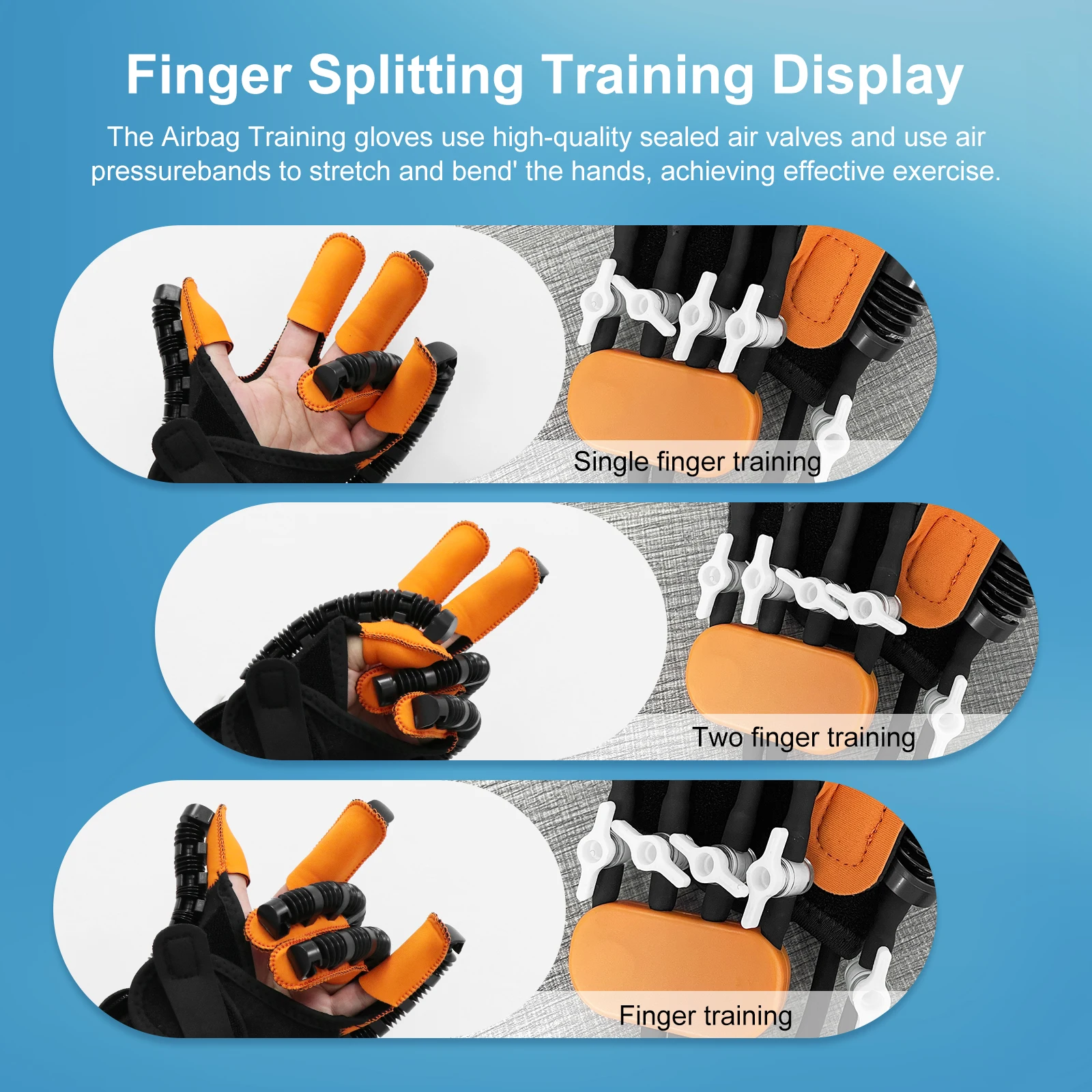

Hand Rehabilitation Glove Robot for Stroke Hemiplegia, Finger Trainer, Hand Exercise Device for Arthritis & Hand Dysfunction