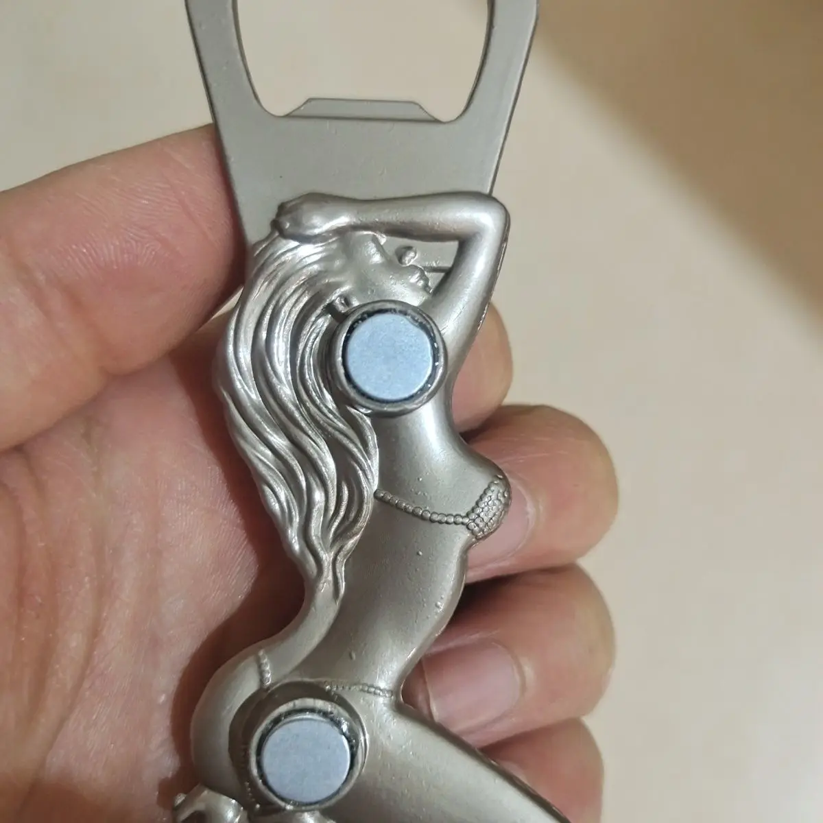 فتاحة زجاجات نادل، سبائك الزنك، فتاحات زجاجات البيرة، 1 قطعة بيكيني إبداعي فتاحة زجاجات نسائية جميلة، مغناطيس الثلاجة