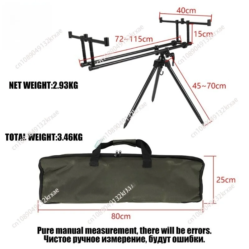 Fishing rod holder equipment, aluminum alloy fishing stand, ground-mounted fishing stand