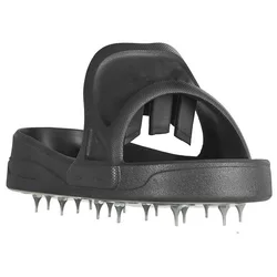 Black Flexible Spiked Shoes for Epoxy Floor Coating Epoxy Paint Self-Leveling Cement EVA Soft Material Large Size