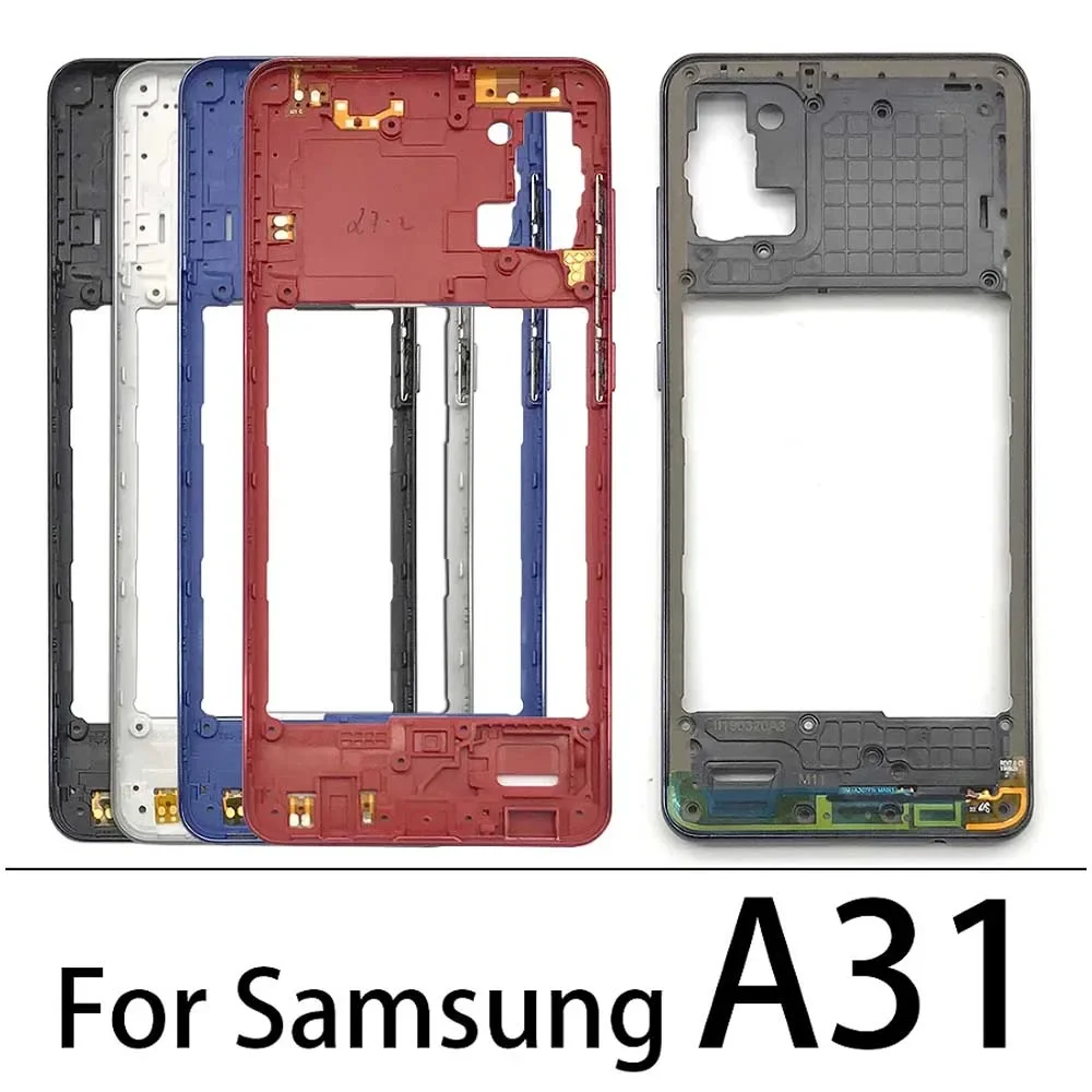 New Middle Frame Bezel Middle Plate Cover For Samsung A31 A41 A51 A71 Repair Parts