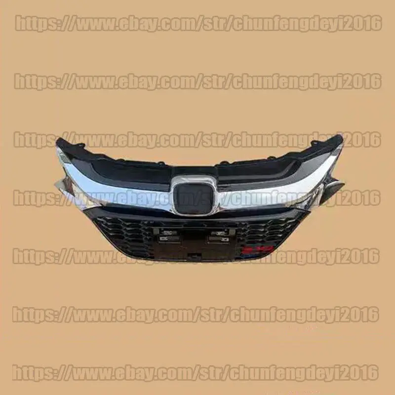 Chrome ABS Front Bumper Grille Trim Radiator Grill Trim for Honda VEZEL HRV HR-V 2015 2016 2017 2018 car accessories