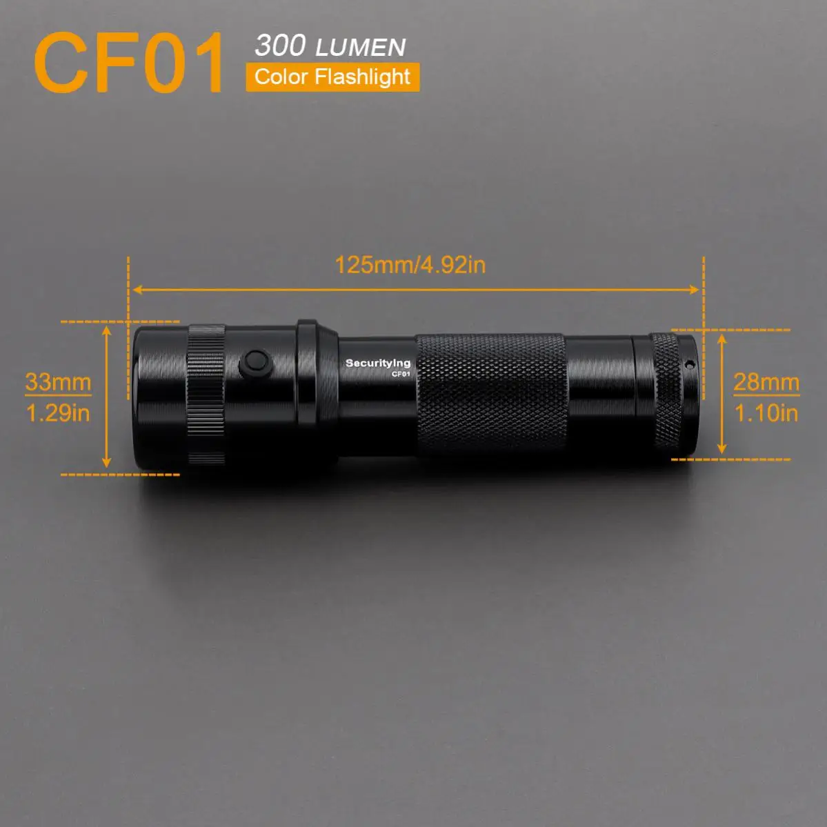 SecurityIng CF01 Zoomable Multicolor Flashlight in 1 LED Colorful Flashlight for Night Signal Light/ Photograph Effect Lamp
