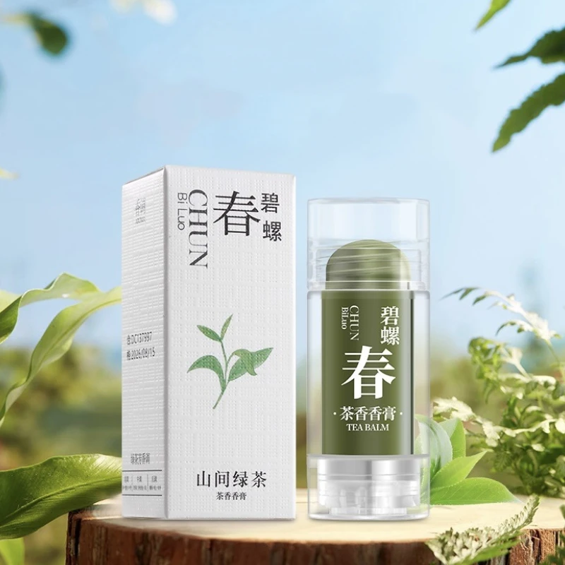 Refreshing Tea Fragrance Body Balm Lasting Fragrance Light Fragrance Fresh Body Portable Green Tea Solid Balm