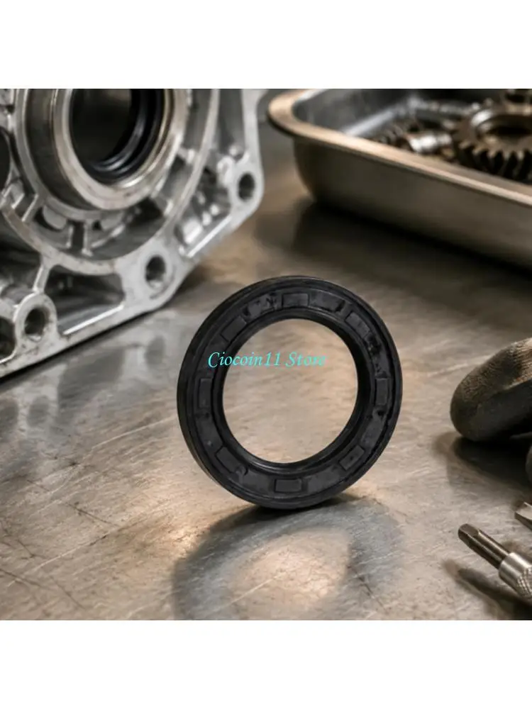 Y1UB Oil-Resistant Rubber Engine Oil Seal, 4-Piece Set for 399781 and 399781S Reference Numbers with a Sealing-Lip Engine Shaft