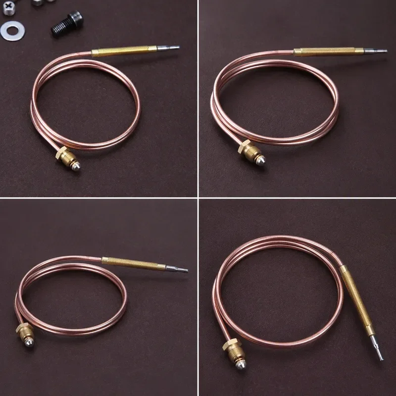 Universal Gas Thermocouple Valve 60cm 120cm Fireplace Replacement Temperature Controller Probe for Hot Water Boiler Ovens