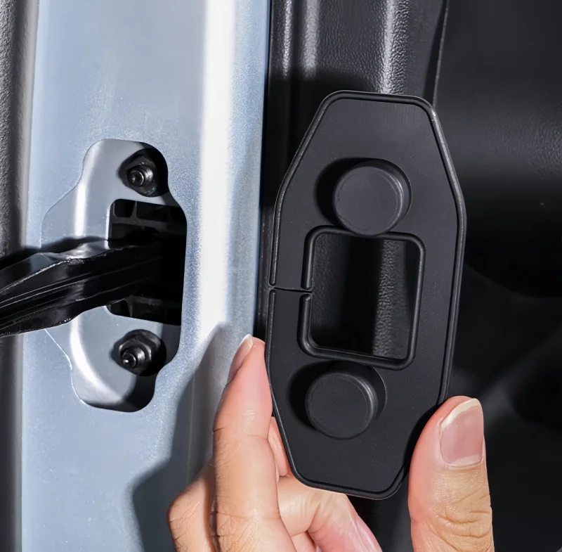 For BYD Titanium 3/7 Leopard3/7 Special Silicone Door Limiter Stopper Cover Noise Reduction Anti-Corrosion Interior Upgrade Trim