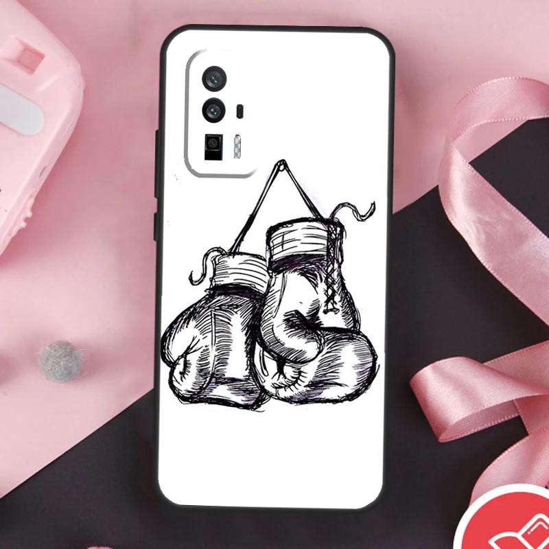 Boxing Gloves Case For Xiaomi 15 Ultra Mi 13 14 11T 12T 13T 14T Pro POCO X7 Pro X3 X5 X6 F5 F6 F7 Cover view 3