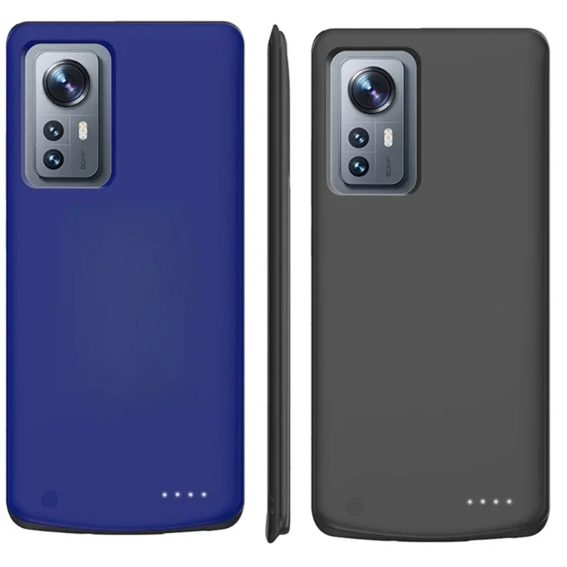 Immagine 3: Custodia Caricabatterie Esterna per Xiaomi 12 Pro/X/T, Power Bank Portatile 10000mAh, 2 Pezzi